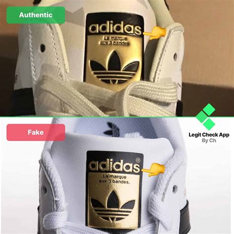 adidas shoes real or fake|adidas authentic badge.